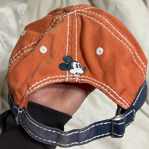 Mickey Mouse Disney orange and navy hat - Picture 5 of 6